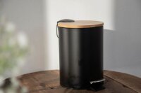 WENKO Tortona Kosmetikeimer 3,0 l schwarz, 1 St.