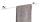 WENKO Handtuchhalter Uno Isera silber, 1 St.