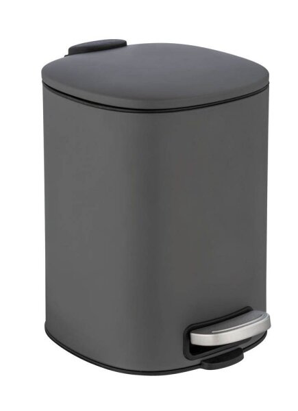 WENKO Alassio Kosmetikeimer 5,0 l grau, 1 St.