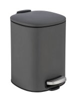 WENKO Alassio Kosmetikeimer 5,0 l grau, 1 St.