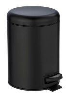 WENKO Leman Kosmetikeimer 5,0 l schwarz, 1 St.