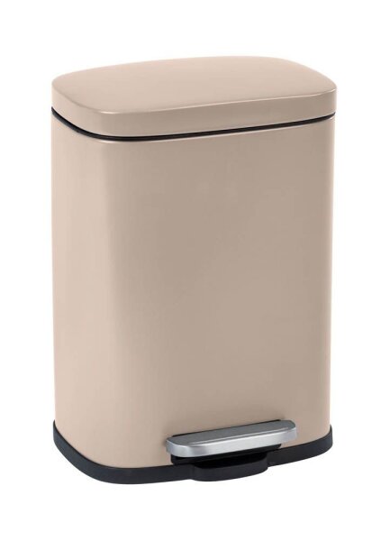 WENKO Leno Kosmetikeimer 5,0 l taupe, 1 St.