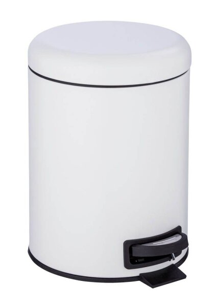 WENKO Leman Kosmetikeimer 5,0 l weiß, 1 St.