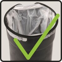 WENKO Leman Kosmetikeimer 5,0 l weiß, 1 St.