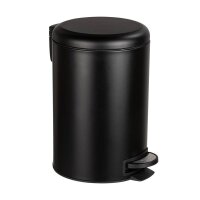 WENKO Leman Mülleimer 12,0 l schwarz, 1 St.