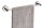 WENKO Handtuchhalter Uno Udine silber, 1 St.