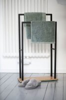 WENKO Handtuchhalter Bambusa schwarz, 1 St.