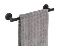 WENKO Handtuchhalter Bosio schwarz, matt, 1 St.