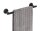 WENKO Handtuchhalter Bosio schwarz, matt, 1 St.