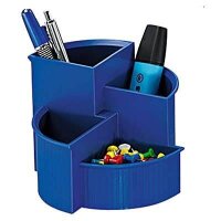 helit Stiftehalter Linear blau Kunststoff 4 Fächer...