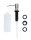WENKO Seifenspender Monti 54739100 silber Edelstahl/Kunststoff 400,0 ml, 1 St.