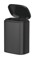 WENKO Sare Kosmetikeimer Wandmontage 5,0 l schwarz, matt,...