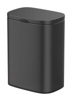 WENKO Sare Kosmetikeimer Wandmontage 5,0 l schwarz, matt,...