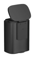 WENKO Sare Kosmetikeimer Wandmontage 5,0 l schwarz, matt, 1 St.