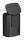 WENKO Sare Kosmetikeimer Wandmontage 5,0 l schwarz, matt, 1 St.
