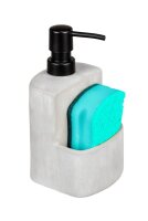WENKO Seifenspender Festival 54666100 hellgrau Beton 380,0 ml, 1 St.