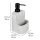 WENKO Seifenspender Festival 54666100 hellgrau Beton 380,0 ml, 1 St.