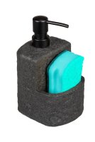 WENKO Seifenspender Festival 54667100 schwarz Beton 380,0...