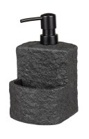 WENKO Seifenspender Festival 54667100 schwarz Beton 380,0 ml, 1 St.