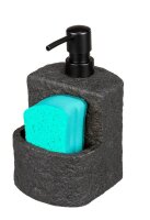 WENKO Seifenspender Festival 54667100 schwarz Beton 380,0 ml, 1 St.