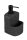 WENKO Seifenspender Festival 54667100 schwarz Beton 380,0 ml, 1 St.