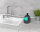 WENKO Seifenspender Festival 54667100 schwarz Beton 380,0 ml, 1 St.