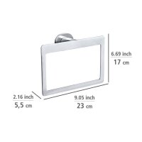 WENKO Handtuchhalter Maribor silber, 1 St.