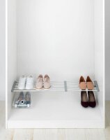 WENKO Teleskop-Garderobe 50609100 silber Metall 5 Haken...