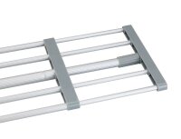 WENKO Teleskop-Garderobe 50609100 silber Metall 5 Haken 70,0-120,0 x 3,0 cm, 1 St.