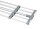 WENKO Teleskop-Garderobe 50609100 silber Metall 5 Haken 70,0-120,0 x 3,0 cm, 1 St.