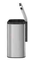 WENKO Sare Kosmetikeimer Wandmontage 5,0 l silber,...