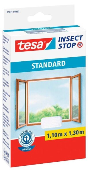 tesa Fliegengitter Insect Stop Standard weiß 1,1 x 1,3 m