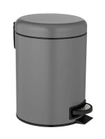 WENKO Leman Kosmetikeimer 5,0 l grau, 1 St.