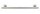 WENKO Handtuchhalter Bosio silber, matt, 1 St.