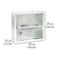 WENKO Medizinschrank ohne Norm silber  ( 22923100 )