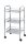 WENKO Etagenwagen Exclusiv silber 41,0 x 32,0 x 75,0 cm
