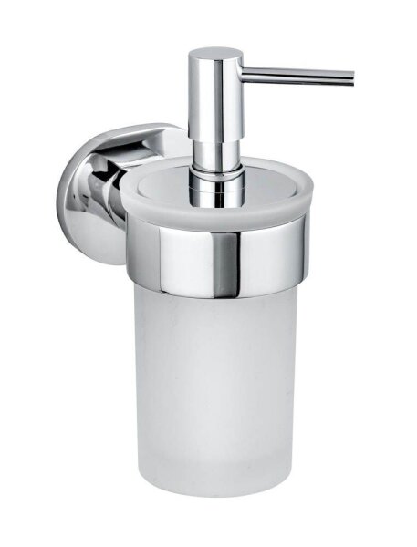 WENKO Seifenspender Maribor 25021100 silber Edelstahl, Glas 150,0 ml, 1 St.