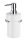 WENKO Seifenspender Isera 25032100 silber/weiß Edelstahl/Keramik 200,0 ml, 1 St.