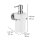 WENKO Seifenspender Isera 25032100 silber/weiß Edelstahl/Keramik 200,0 ml, 1 St.