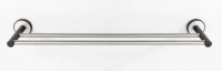 WENKO Handtuchhalter Duo Udine silber, 1 St.
