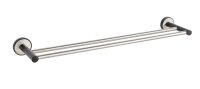 WENKO Handtuchhalter Duo Udine silber, 1 St.