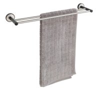 WENKO Handtuchhalter Duo Udine silber, 1 St.