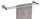 WENKO Handtuchhalter Duo Udine silber, 1 St.