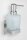 WENKO Seifenspender Genova 25416100 silber, matt Edelstahl, Glas 200,0 ml  ( 25416100 )