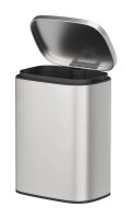 WENKO Sare Kosmetikeimer Wandmontage 5,0 l silber, matt,...