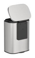 WENKO Sare Kosmetikeimer Wandmontage 5,0 l silber, matt, 1 St.