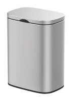 WENKO Sare Kosmetikeimer Wandmontage 5,0 l silber, matt, 1 St.