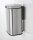 WENKO Sare Kosmetikeimer Wandmontage 5,0 l silber, matt, 1 St.