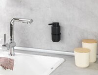 WENKO Seifenspender Woya 54657100 schwarz Keramik 250,0 ml, 1 St.
