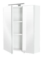 POSSEIK Spiegelschrank weiß 60,0 x 16,0 x 68,0 cm